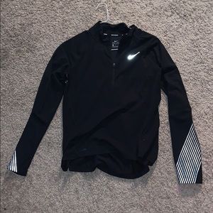 nike sports shirt half zip up